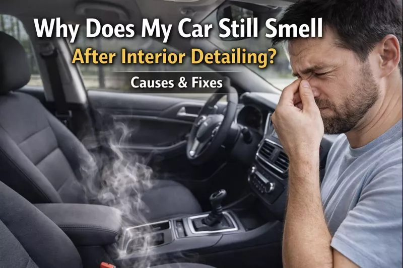 Why Does My Car Still Smell After Interior Detailing? Causes & Fixes in 2026