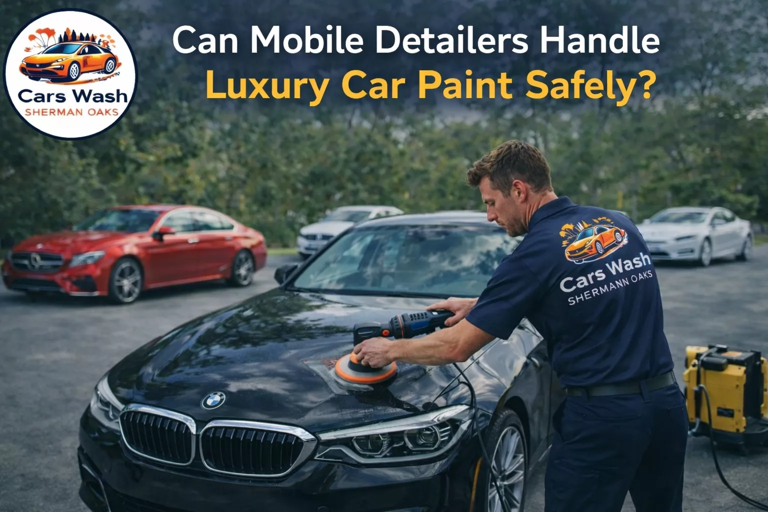 Can Mobile Detailers Handle Luxury Car Paint Safely? | Sherman Oaks Car Wash